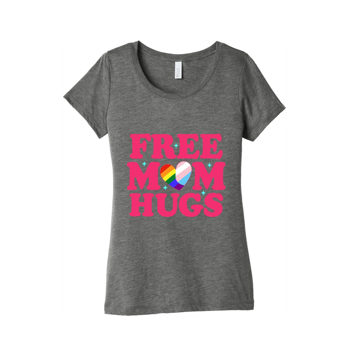 Free Mom Hugs Pride Womens Triblend Tee Unisex