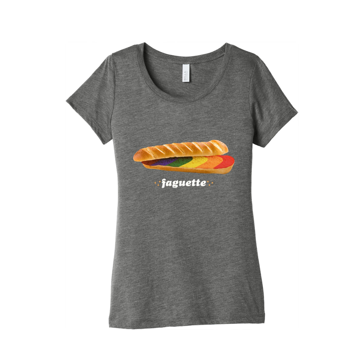 Faguette Womens Triblend Tee Unisex