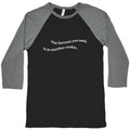 The Fortune You Seek is in Another Cookie Baseball Tee Unisex