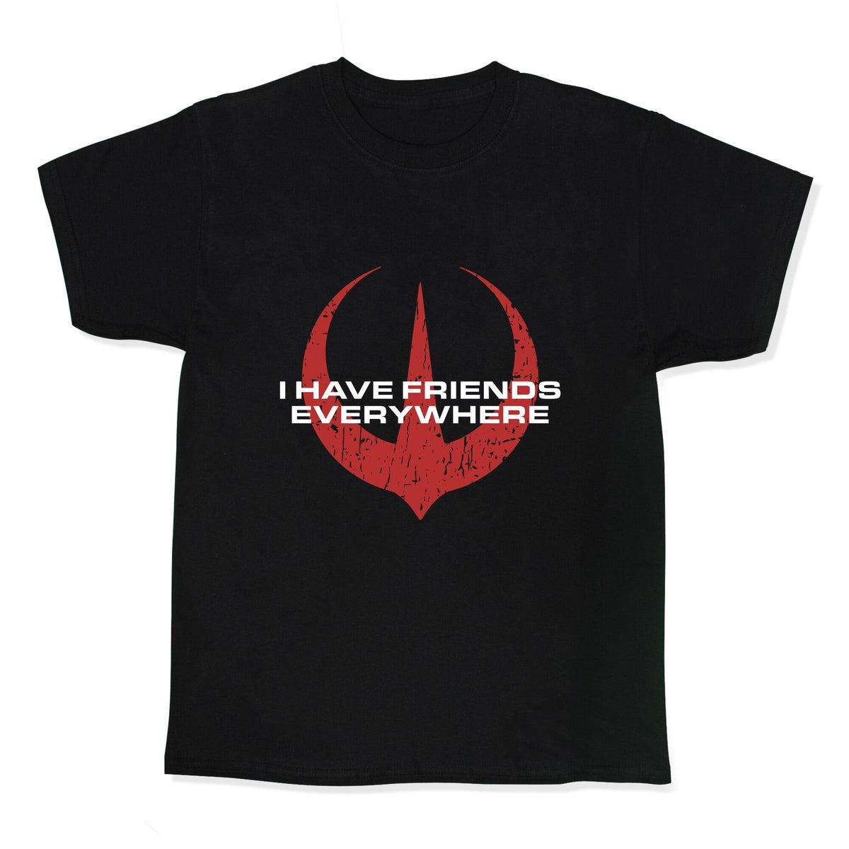 I Have Friends Everywhere Red Kids Tee Unisex