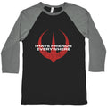 I Have Friends Everywhere Red Baseball Tee Unisex