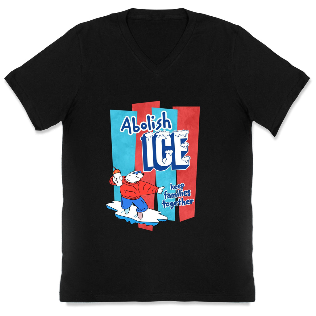 Abolish Ice V-Neck Unisex