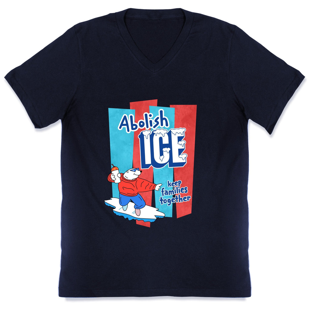 Abolish Ice V-Neck Unisex