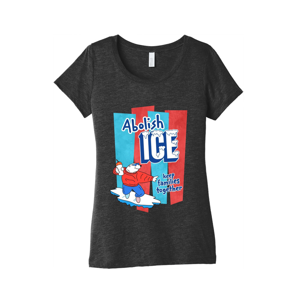 Abolish Ice Womens Triblend Tee Unisex