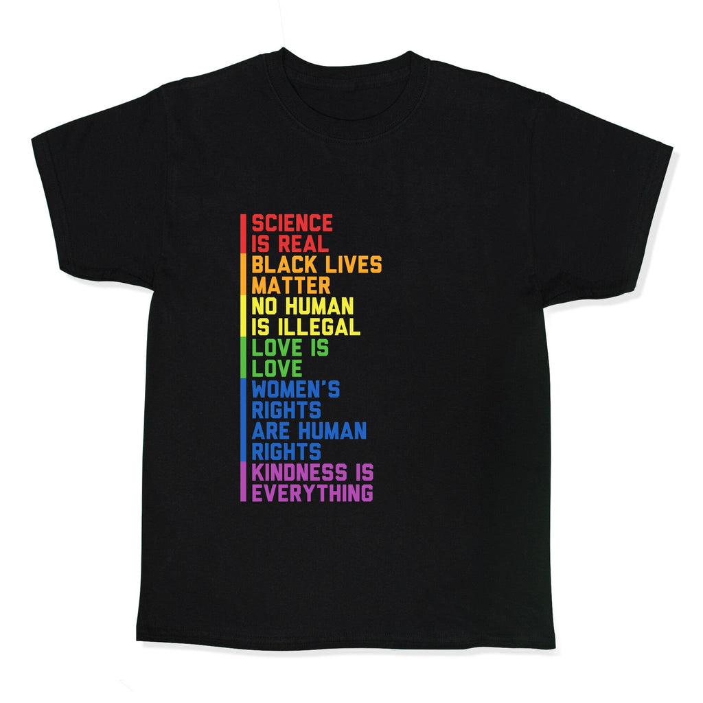 No Human Is Illegal Statement Kids Tee Unisex