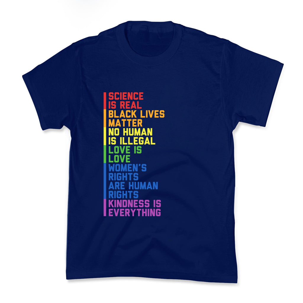 No Human Is Illegal Statement Kids Tee Unisex
