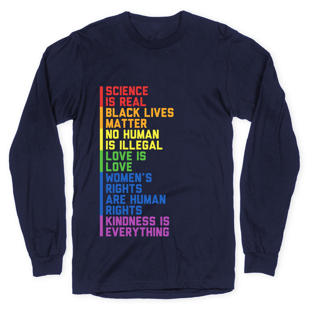 No Human Is Illegal Statement Longsleeve Tee Unisex