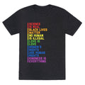 No Human Is Illegal Statement Unisex Triblend Tee Unisex
