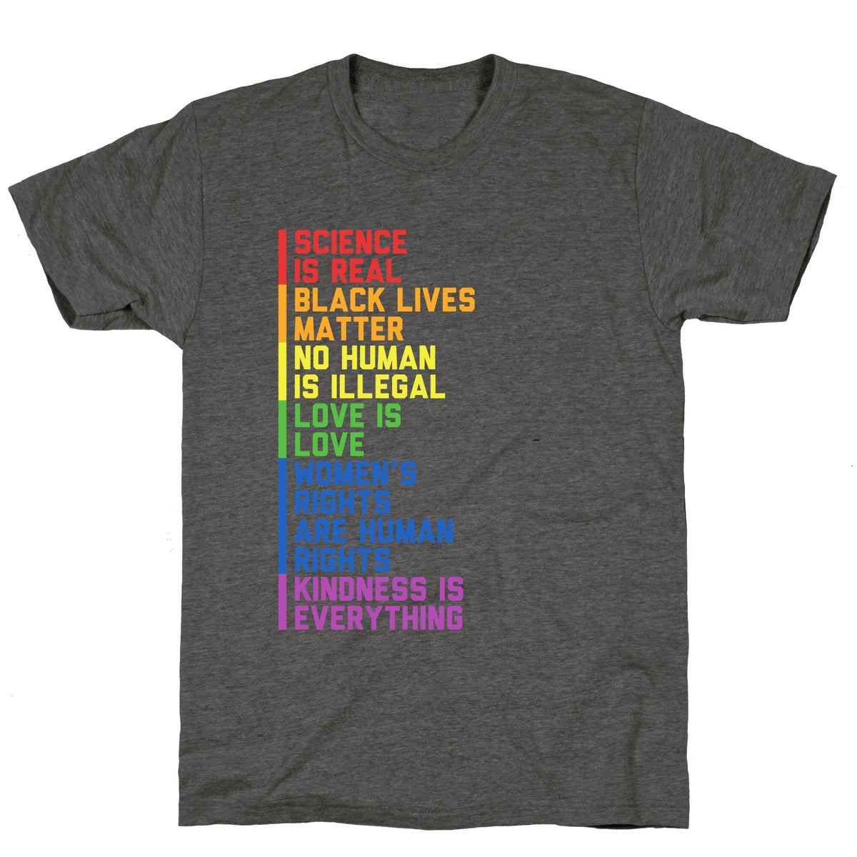 No Human Is Illegal Statement Unisex Triblend Tee Unisex