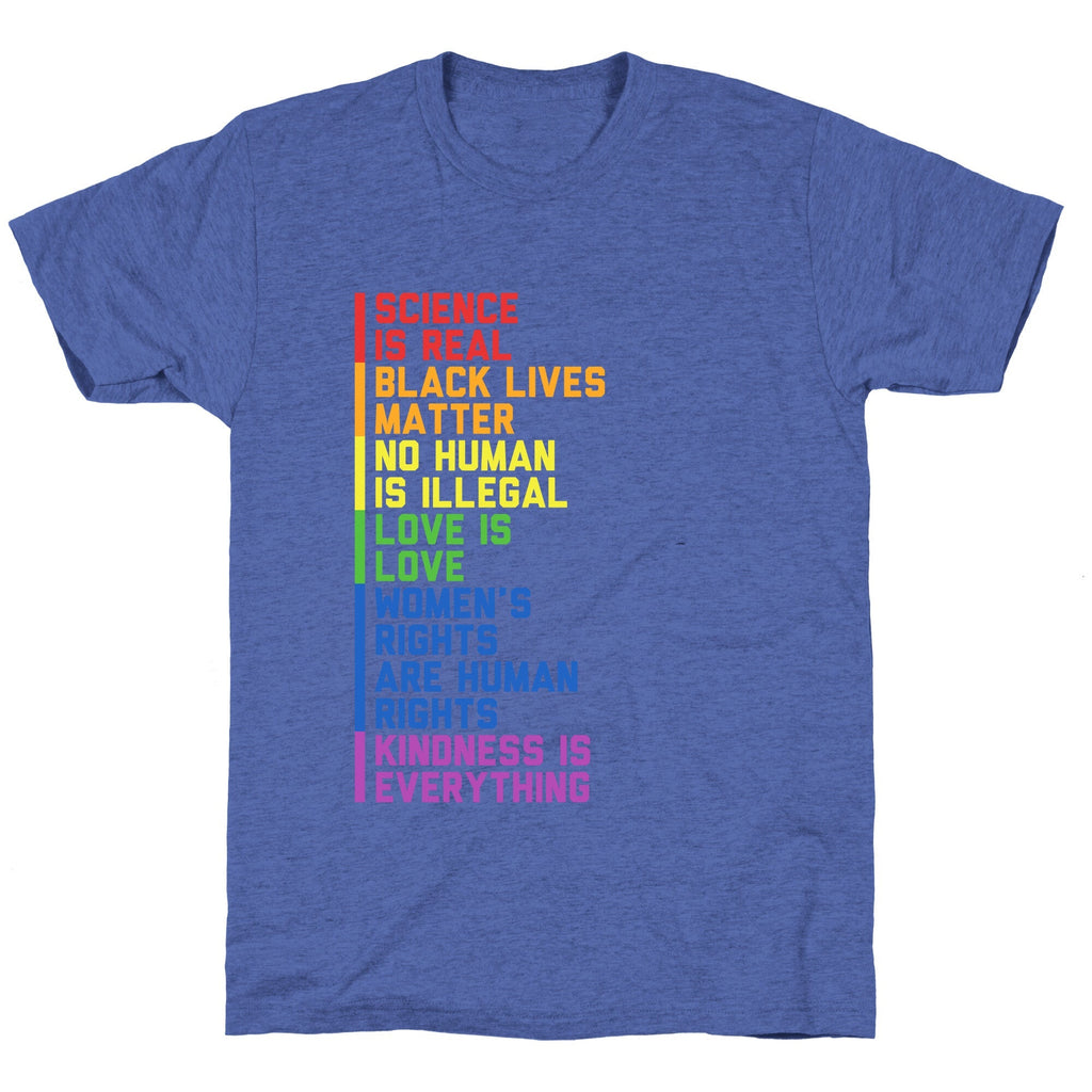 No Human Is Illegal Statement Unisex Triblend Tee Unisex