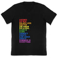 No Human Is Illegal Statement V-Neck Unisex