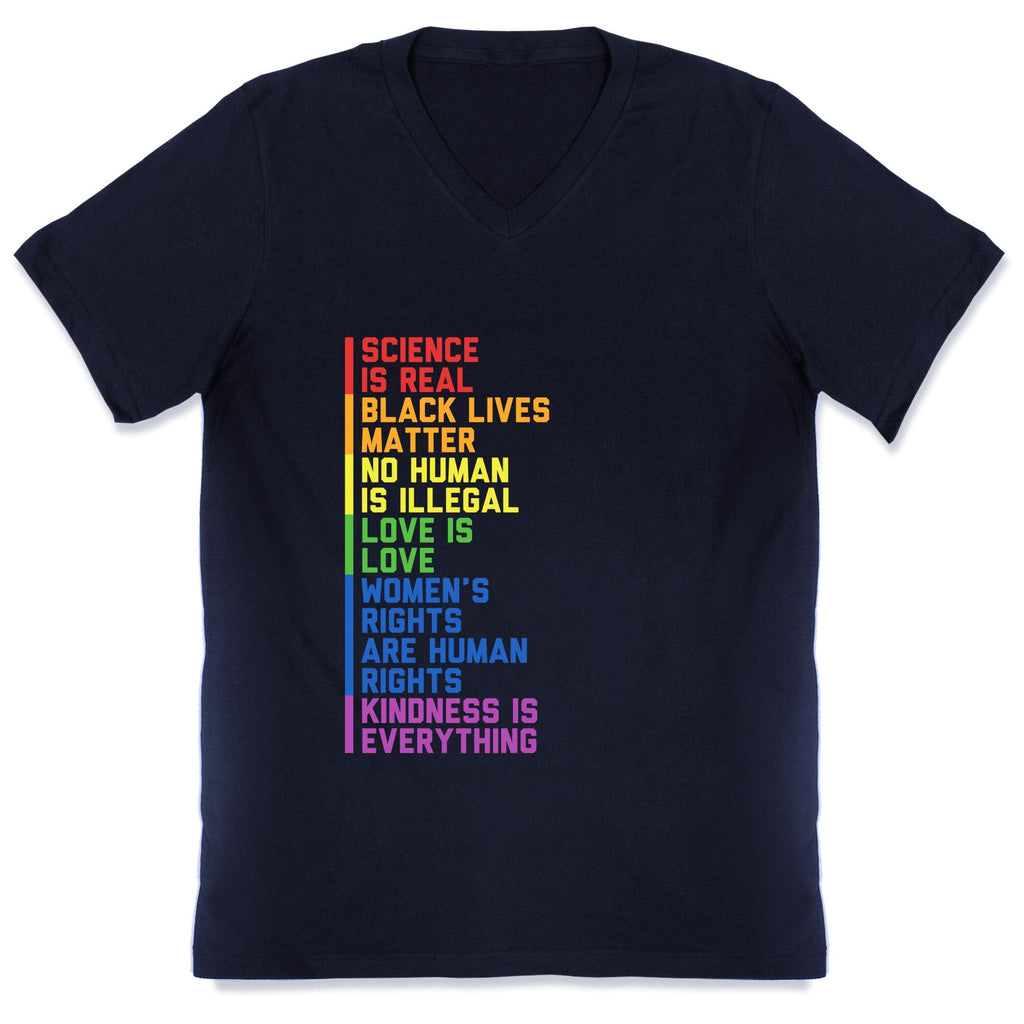No Human Is Illegal Statement V-Neck Unisex