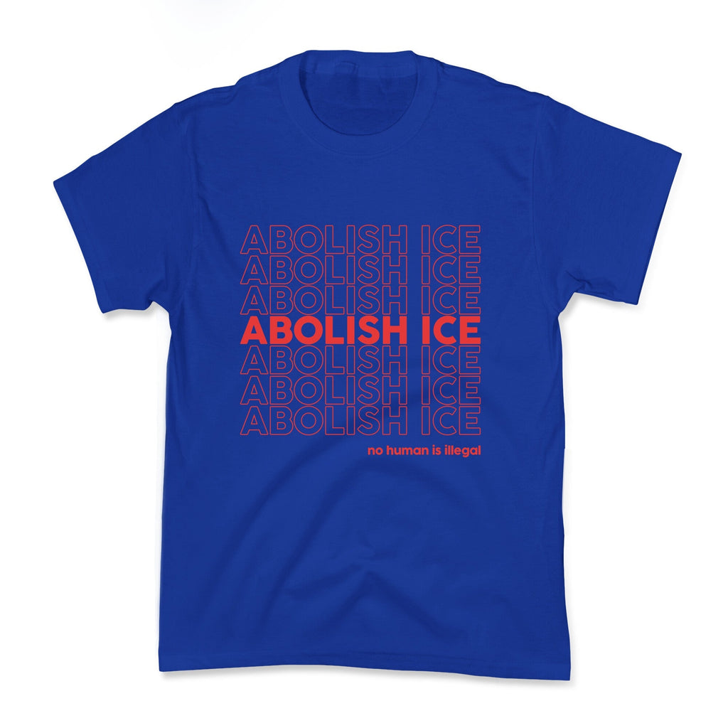 Abolish Ice Red Kids Tee Unisex