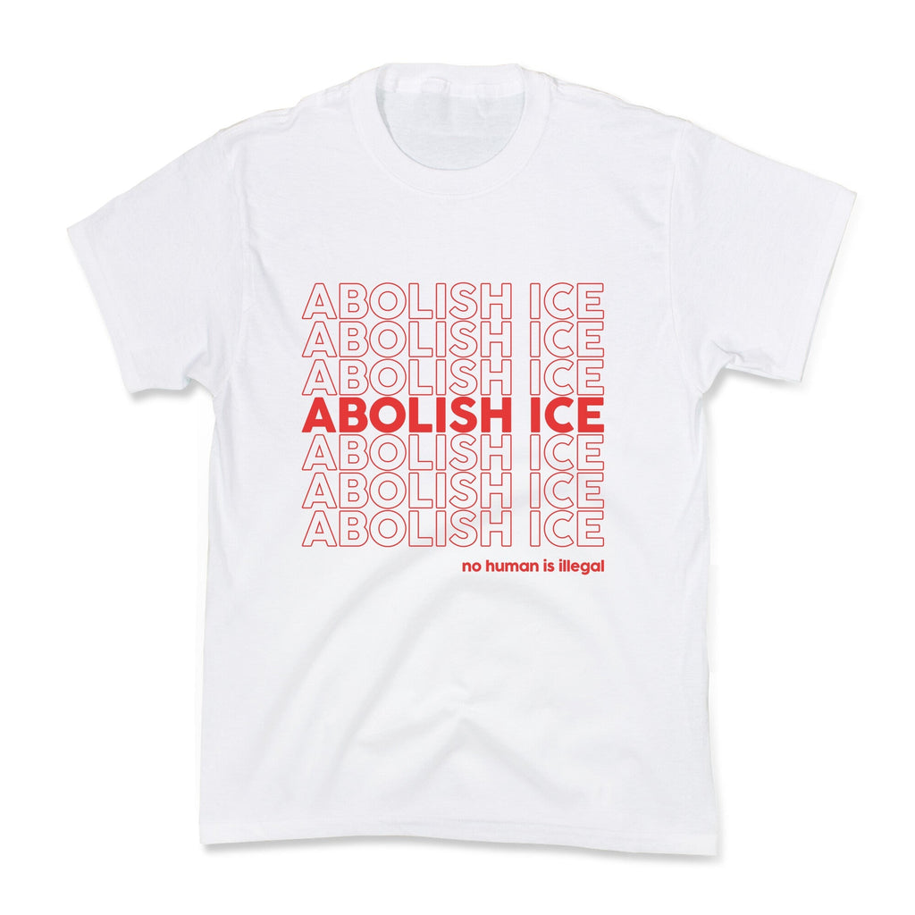 Abolish Ice Red Kids Tee Unisex