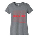Abolish Ice Red Womens Cotton Tee Unisex
