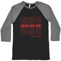 Abolish Ice Red Baseball Tee Unisex