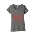 Abolish Ice Red Womens Triblend Tee Unisex