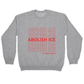 Abolish Ice Red Crewneck Unisex