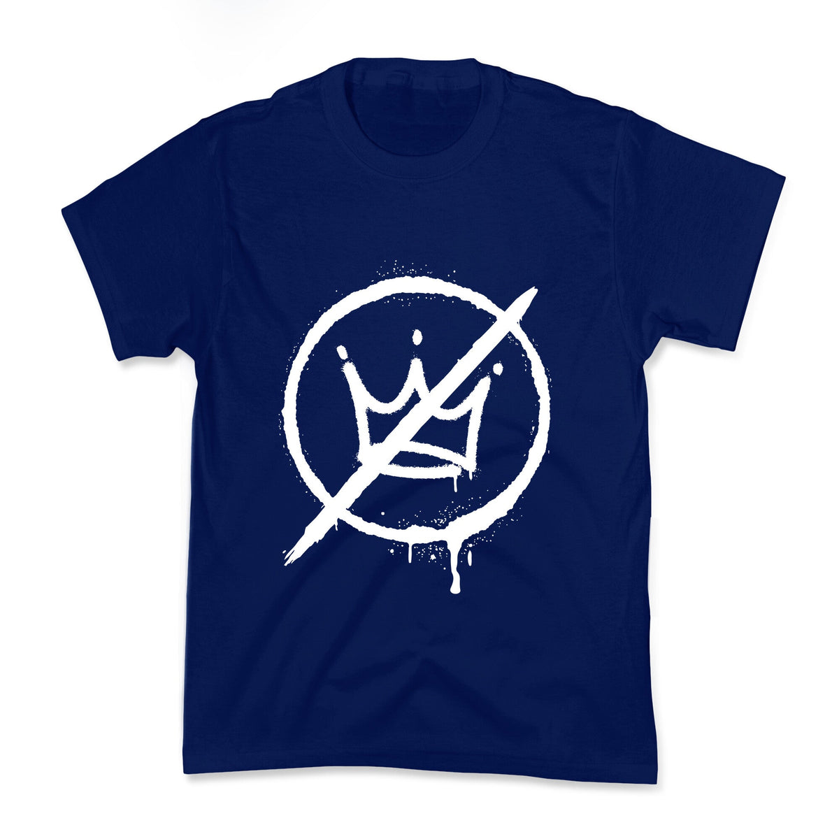 No Kings Crown Anti Trump Kids Tee Unisex