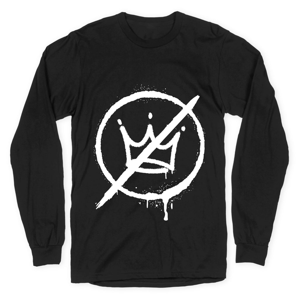 No Kings Crown Anti Trump Longsleeve Tee Unisex