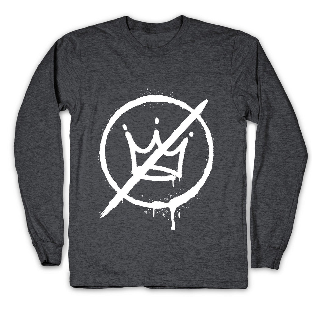 No Kings Crown Anti Trump Longsleeve Tee Unisex