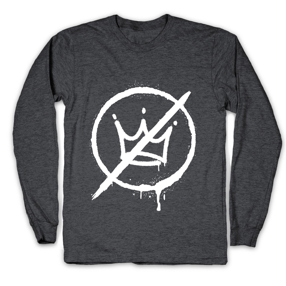 No Kings Crown Anti Trump Longsleeve Tee Unisex