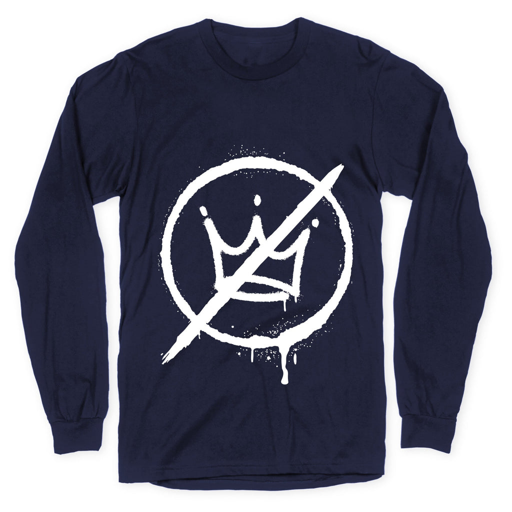 No Kings Crown Anti Trump Longsleeve Tee Unisex