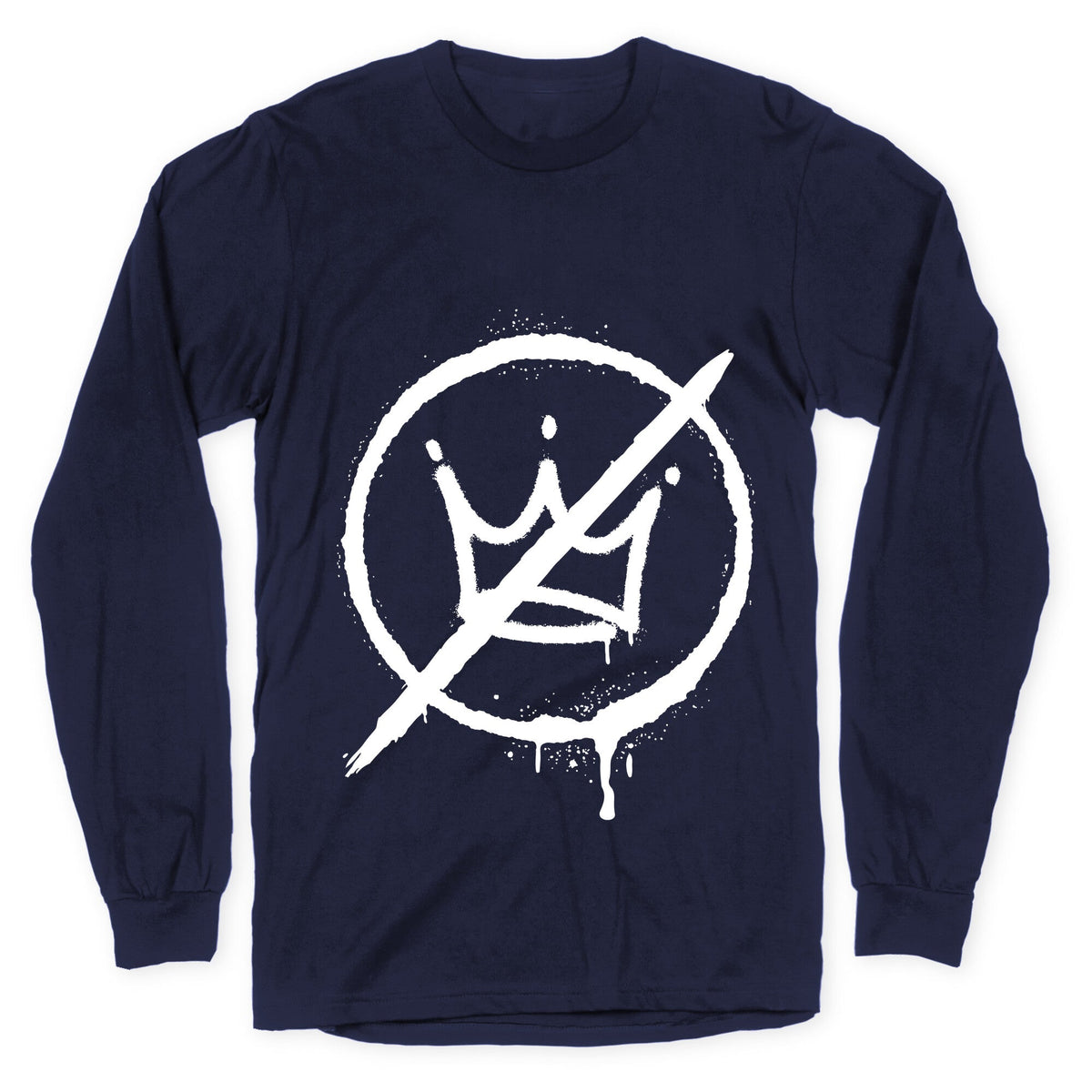 No Kings Crown Anti Trump Longsleeve Tee Unisex