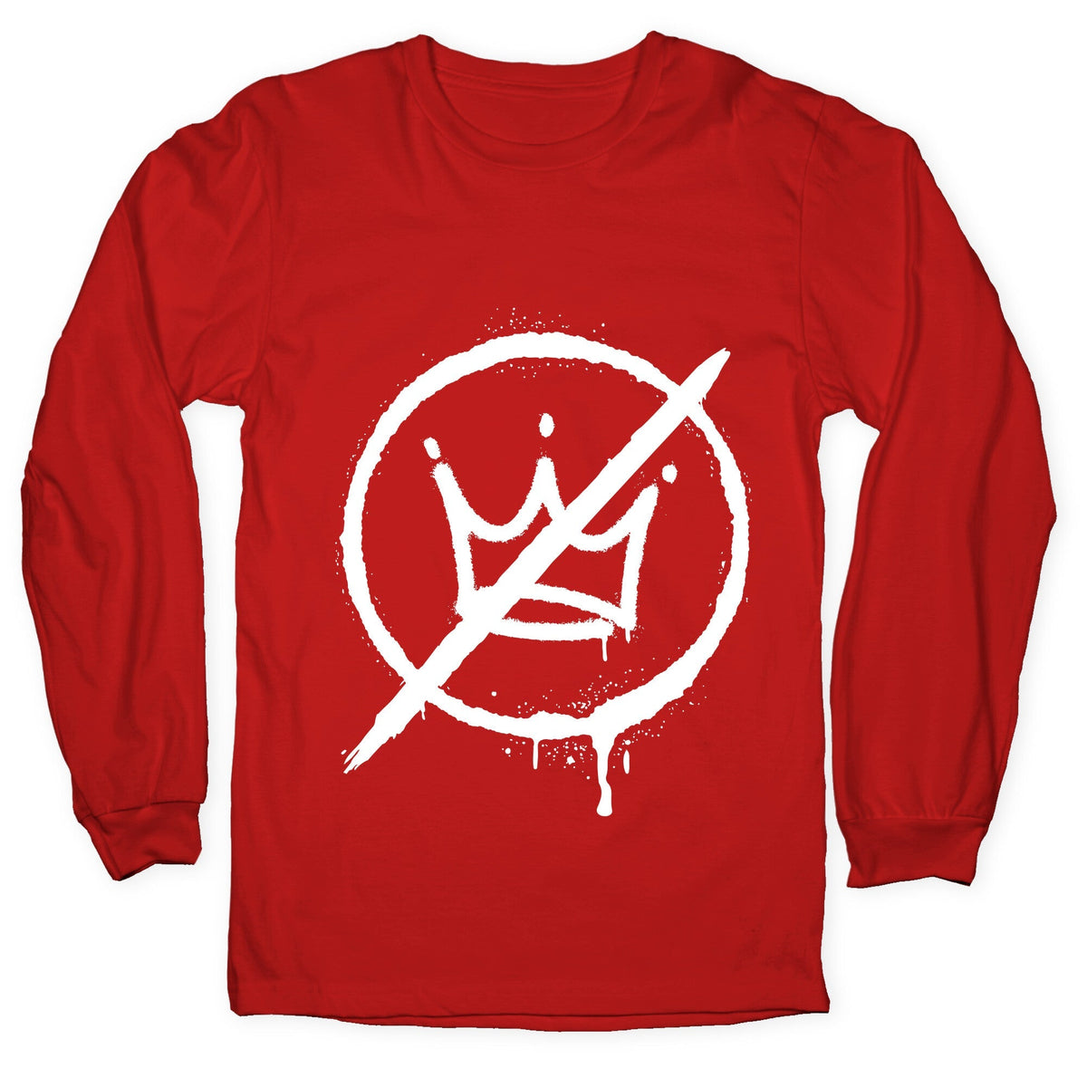 No Kings Crown Anti Trump Longsleeve Tee Unisex
