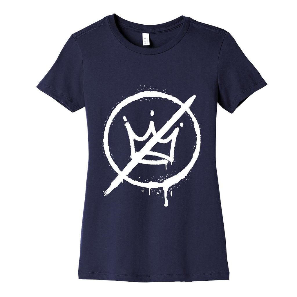 No Kings Crown Anti Trump Womens Cotton Tee Unisex