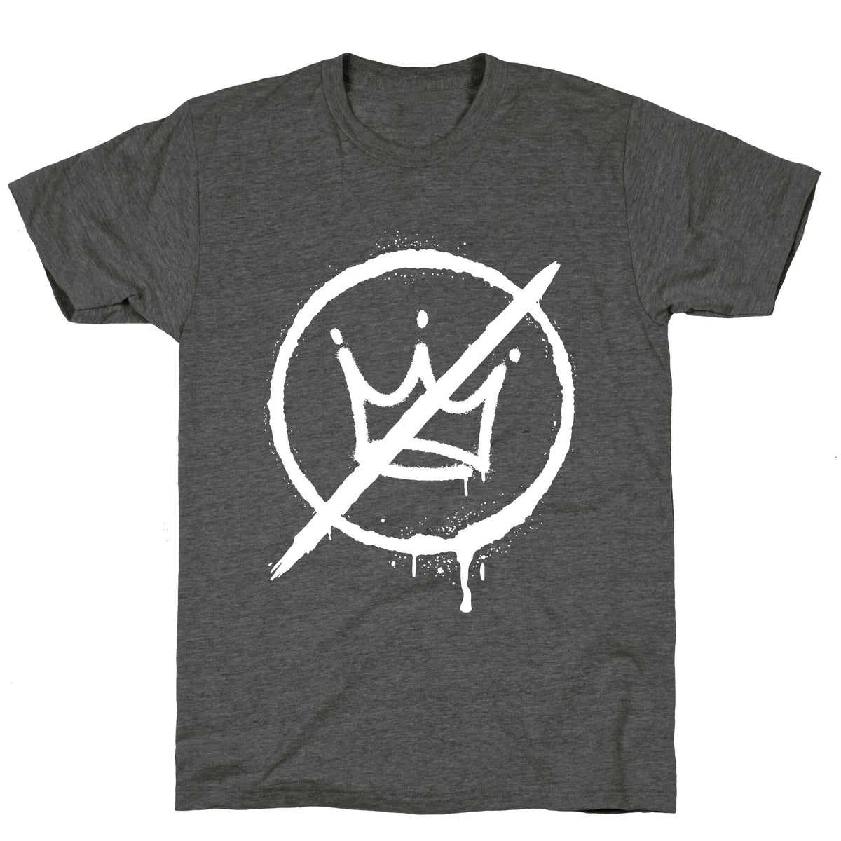 No Kings Crown Anti Trump Unisex Triblend Tee Unisex