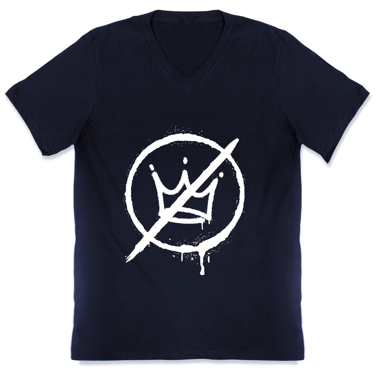 No Kings Crown Anti Trump V-Neck Unisex