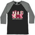 Girls Will Be Girls Fourth of July Baseball Tee Unisex
