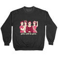 Girls Will Be Girls Fourth of July Crewneck Unisex