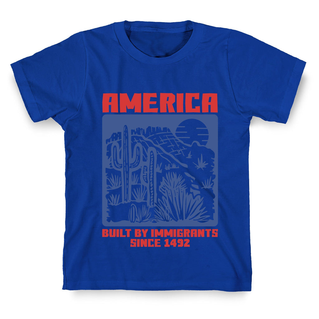 America Built By Immigrants July 4th Unisex