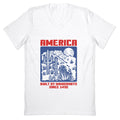 America Built By Immigrants July 4th V-Neck Unisex