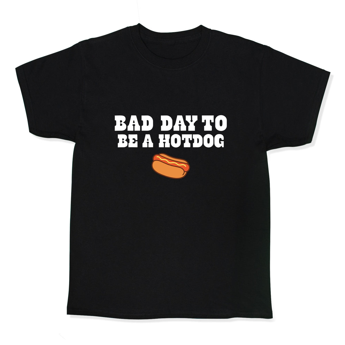 Bad Day to Be a Hot Dog Kids Tee Unisex
