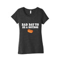Bad Day to Be a Hot Dog Womens Triblend Tee Unisex