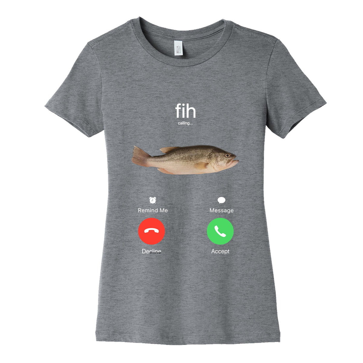Fih Calling Me Womens Cotton Tee Unisex