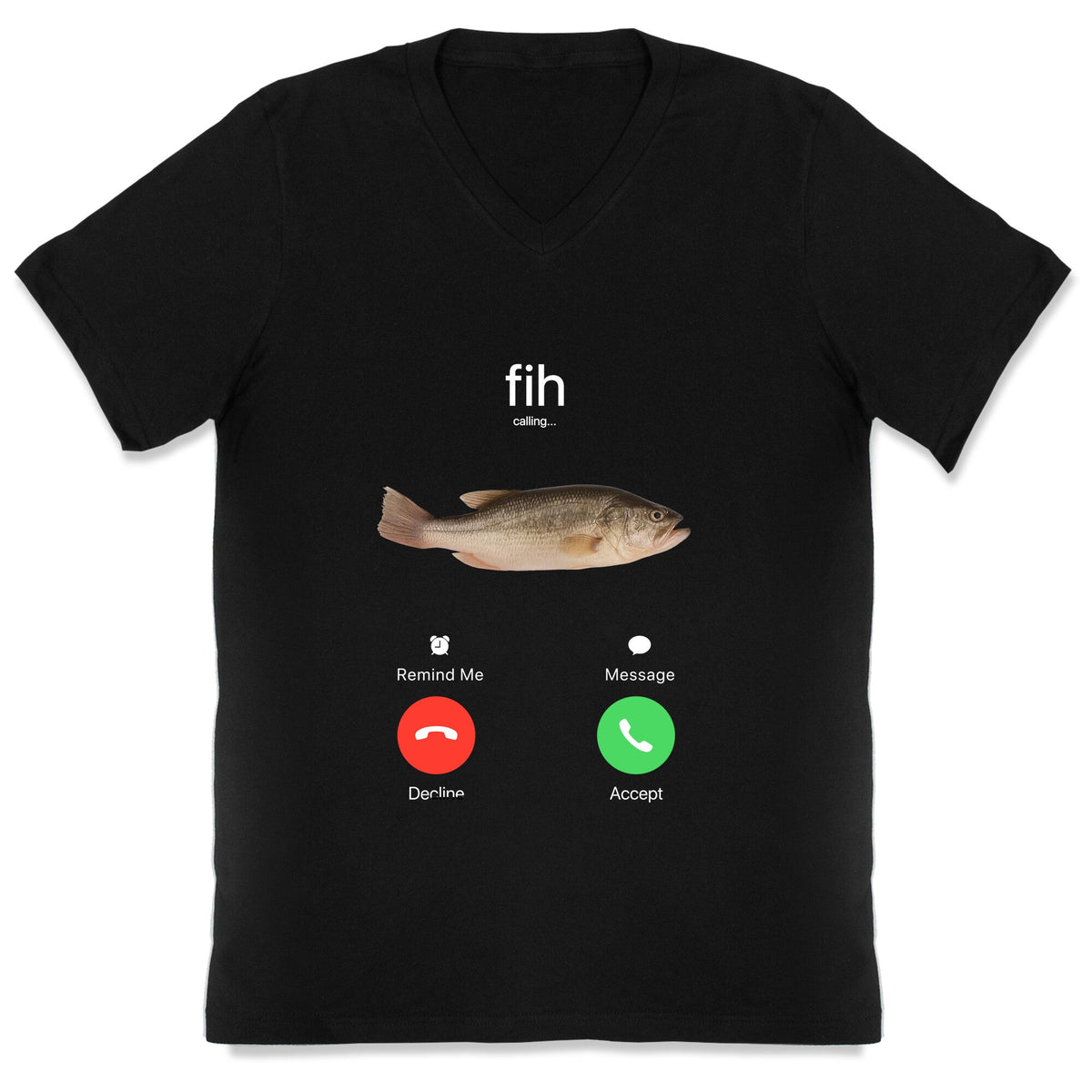 Fih Calling Me V-Neck Unisex