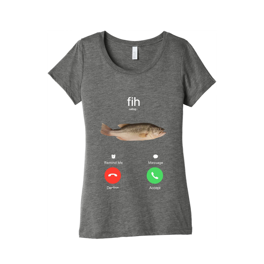 Fih Calling Me Womens Triblend Tee Unisex