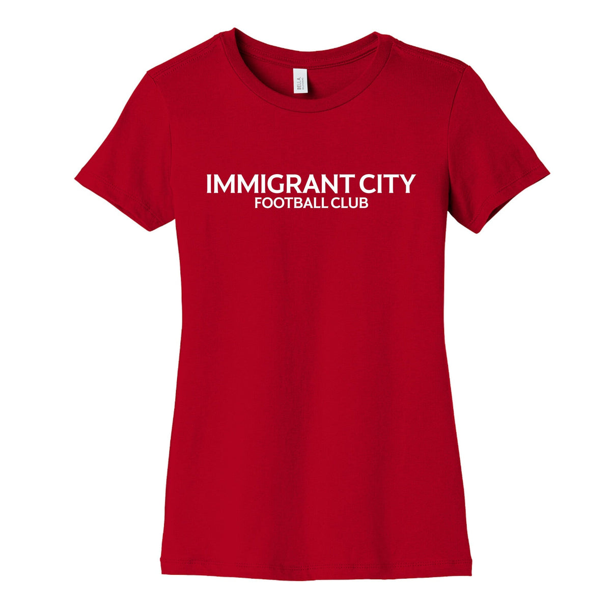 Immigrant City Football Club Womens Cotton Tee Unisex