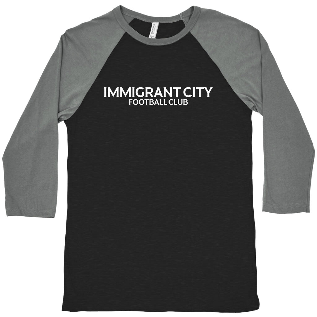 Immigrant City Football Club Baseball Tee Unisex