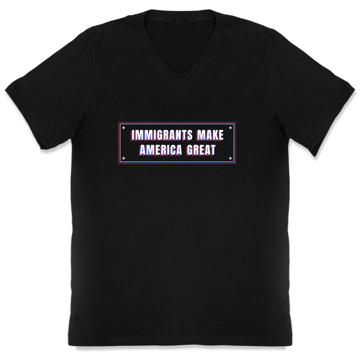 Immigrants Make America Great Anti Trump V-Neck Unisex