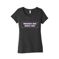 Immigrants Make America Great Anti Trump Womens Triblend Tee Unisex