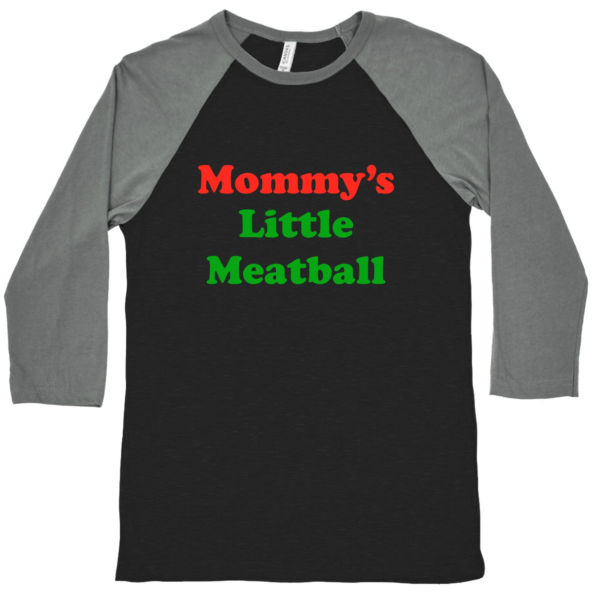 Mommys Little Meatball NYC Baseball Tee Unisex
