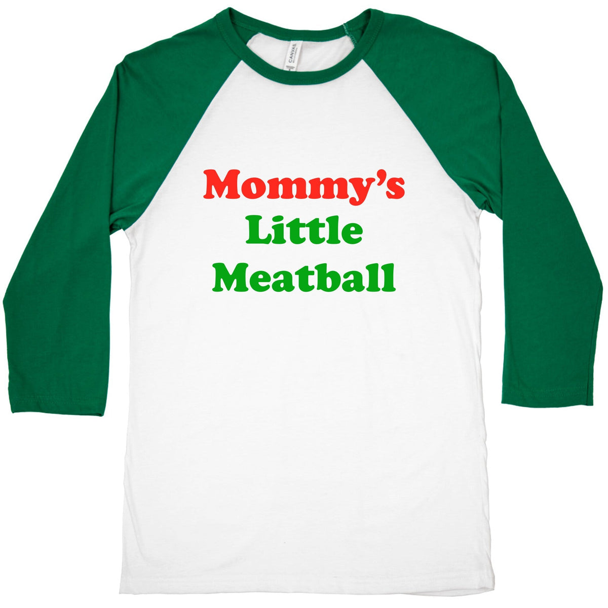 Mommys Little Meatball NYC Baseball Tee Unisex