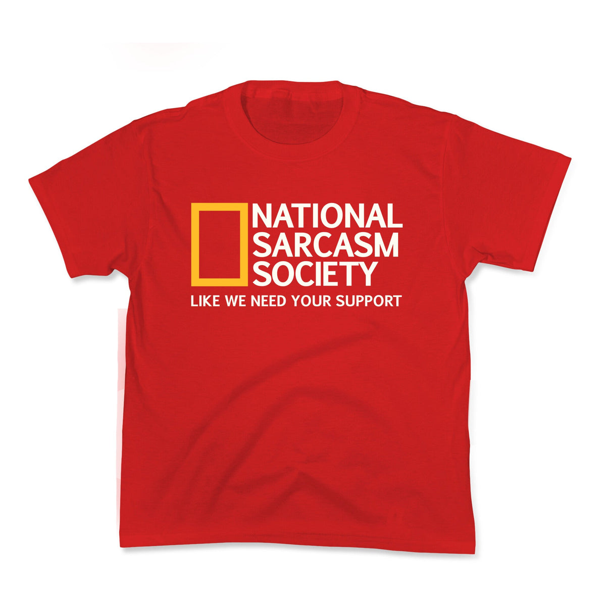 National Sarcasm Society Kids Tee Unisex