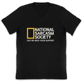 National Sarcasm Society V-Neck Unisex