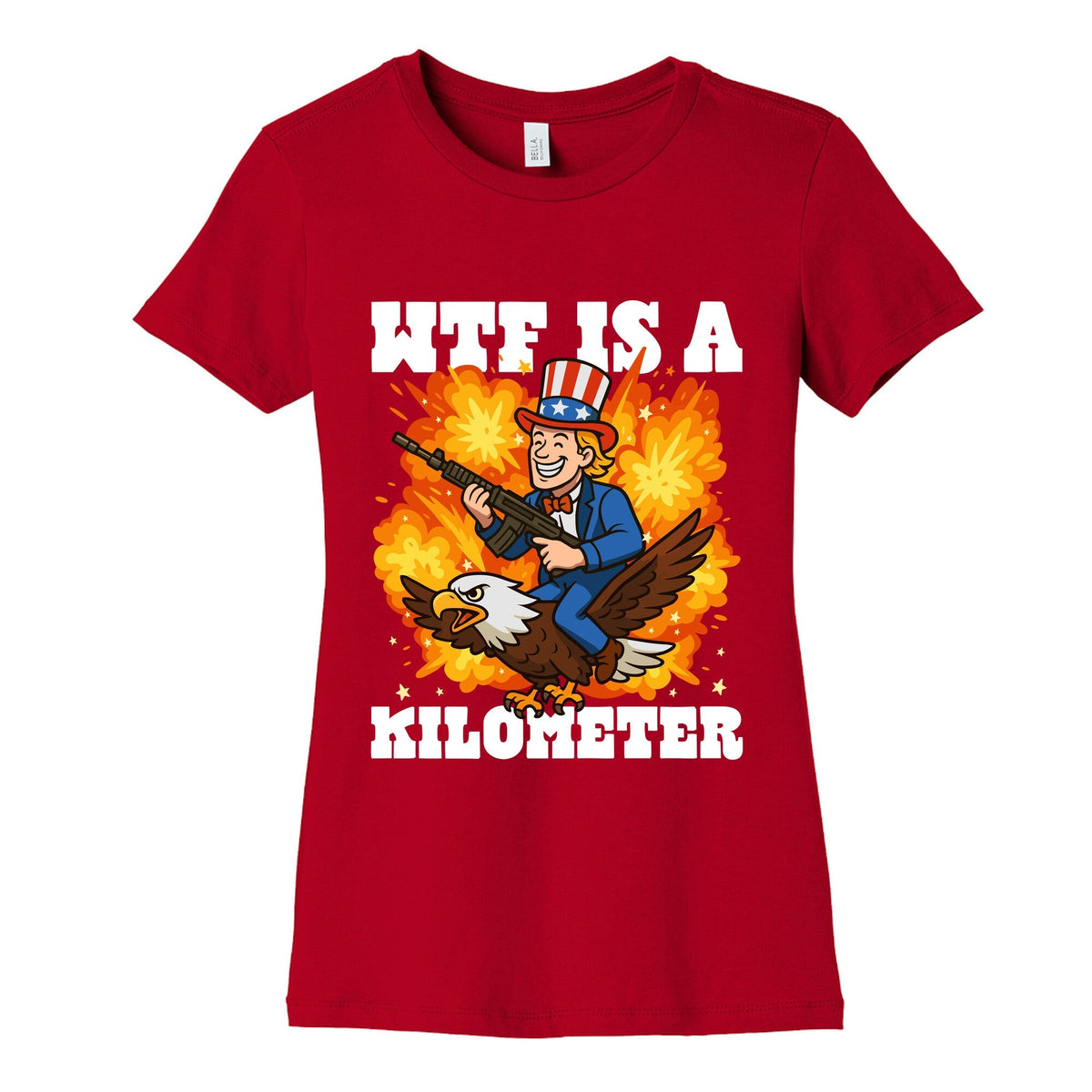 WTF Is A Kilometer Womens Cotton Tee Unisex